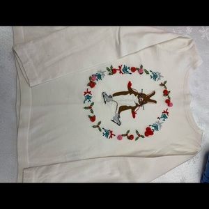 Mini Boden holiday long sleeve tee